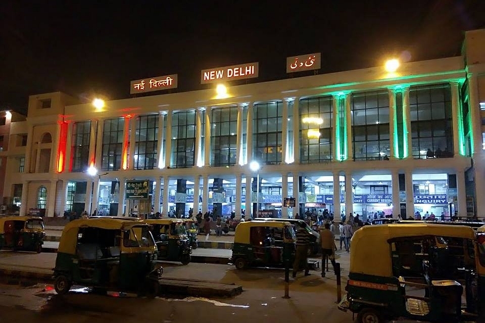 The New Delhi Metro Station.(picture via Facebook)