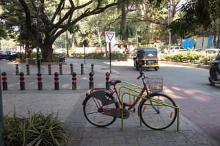 Parking spaces for personal cycles (Srikanth Ramakrishnan/Swarajya)