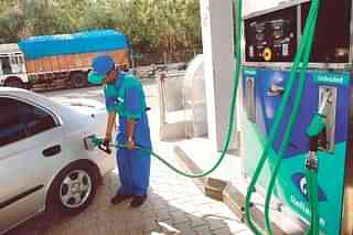 A petrol pump in India (Shome Basu/The India Today Group/Getty Images)
