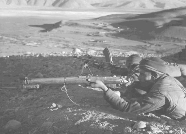 Indian Army jawans in the Chushul valley in 1962.