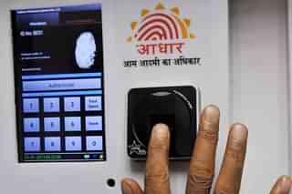 Aadhaar based biometric identity system. (Vipin Kumar/Hindustan Times via Getty Images)