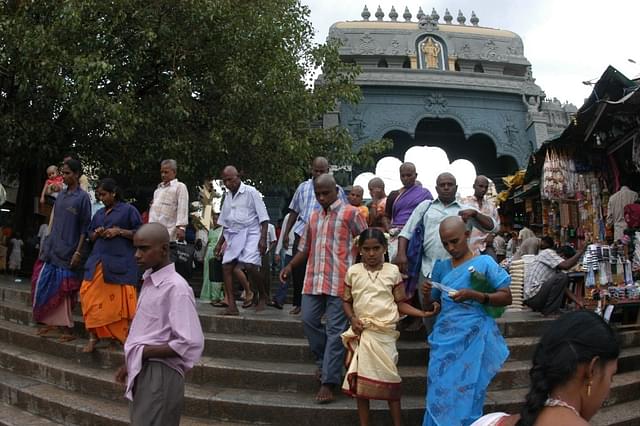Pilgrims at Tirupati (Hk Rajashekar/The India Today via Getty Images)&nbsp;