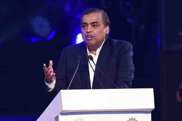 Reliance Industries chairman Mukesh Ambani (Chakraborty/Hindustan Times via Getty Images)