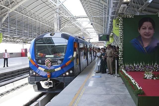 Chennai Metro. (Jaison G/India Today Group/Getty Images)