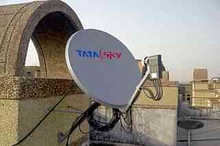 A Tata Sky satellite dish in India (pic via Twitter)