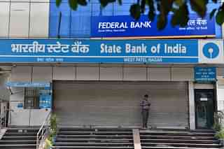 Indian Banks - SBI and Federal Bank - Representative Image (Sanchit Khanna/Hindustan Times via Getty Images)