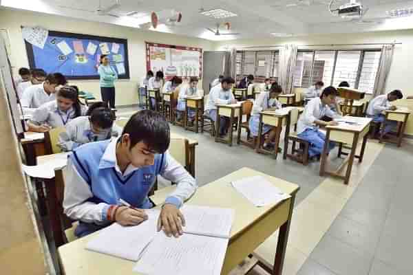 Students during a CBSE board exam (Representative Image) (Sanjeev Verma/Hindustan Times via Getty Images)