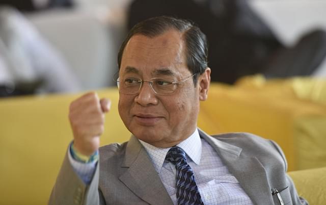 Chief Justice of India Ranjan Gogoi at an event in New Delhi. (Vipin Kumar/Hindustan Times via GettyImages)&nbsp;