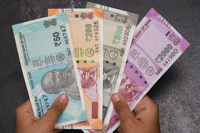 Indian rupee on downward spiral.
