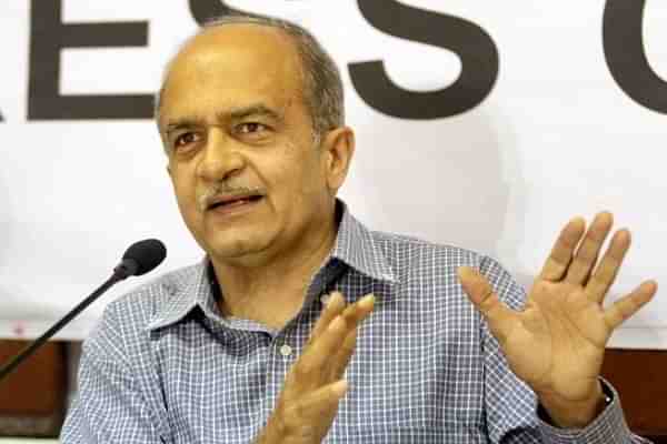 Lawyer Prashant Bhushan (Bhushan Koyande/Hindustan Times via Getty Images)
