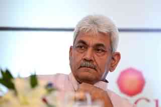 Manoj Sinha, Minister of State for Railways, as well as Communications (Photo by Ramesh Pathania/Mint via Getty Images)
