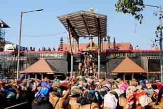Devotees at Sabarimala temple (Official website)
