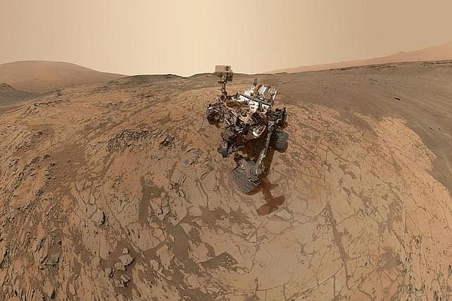 A selfie take by NASA’s Mars rover. (NASA/JPL-Caltech/MSSS via Getty Images)