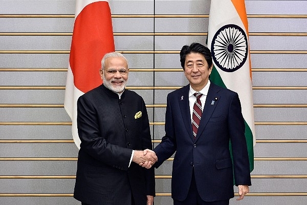 PM Narendra Modi  and his Japanese counterpart Shinzo Abe in Tokyo (FRANCK ROBICHON/AFP/Getty Images)