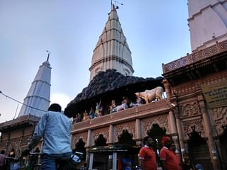 Point in Parikrama: Daanghati Temple in Govardhan. (Sumati Mehrishi/Swarajya)