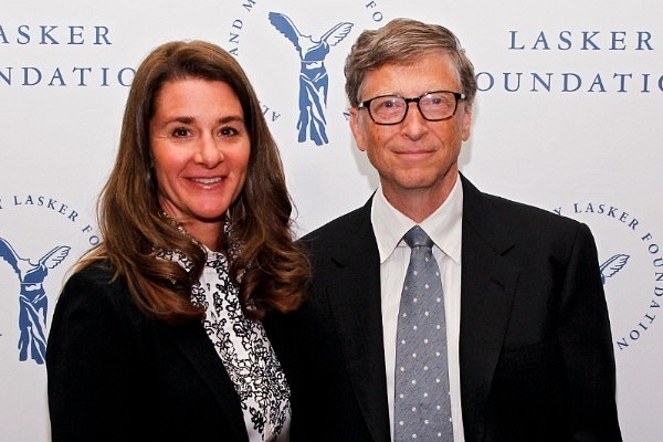 Melinda with Bill Gates (Brian Ach/Getty Images for The Lasker Foundation)