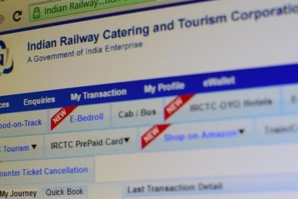 IRCTC Indian Railways Train Ticket Booking Website