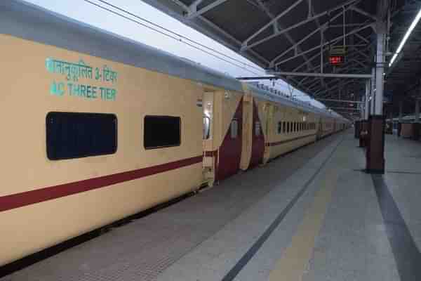 An Indian Railways train