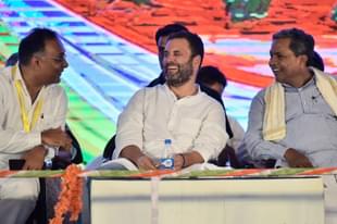 Rahul Gandhi in Bengaluru. (Arijit Sen/Hindustan Times via Getty Images)