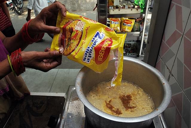 Maggi, a brand owned by Nestle. (Photo by S Burmaula/Hindustan Times via Getty Images)