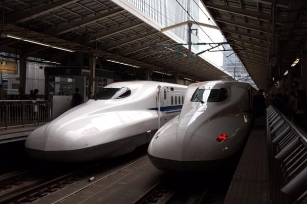 Shinkansen bullet trains at Tokyo Train Station (Carl Court/Getty Images)