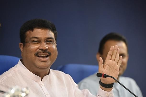 Minister of Petroleum & Natural Gas and Skill Development & Entrepreneurship, Dharmendra Pradhan (Vipin Kumar/ Hindustan Times via Getty Images)