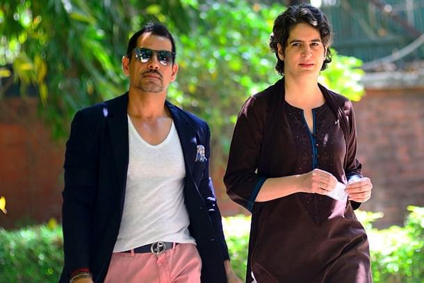 Robert Vadra with his wife Priyanka Gandhi Vadra (Priyanka Parashar/Mint via Getty Images)