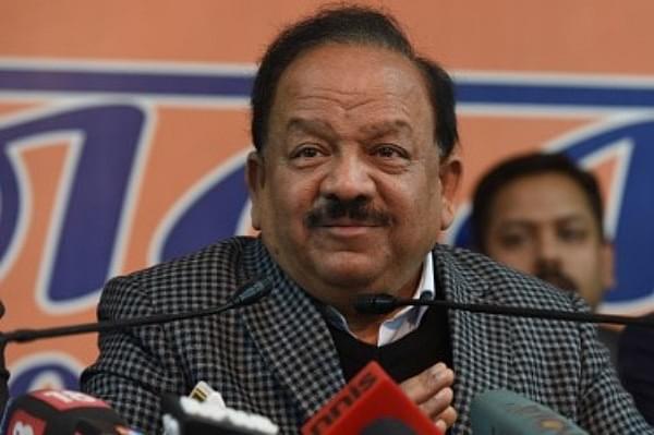 Dr Harsh Vardhan, Union Health Minister (Representative Image) (Photo by Sushil Kumar/Hindustan Times via Getty Images)