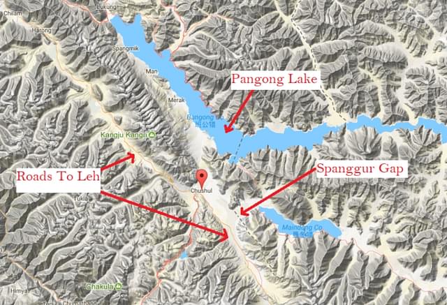 Location of Spanggur Gap. (Source: elevationmap.net)