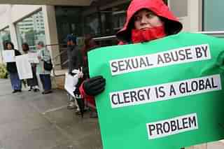 A protest against the Christian clergy (Photo by Justin Sullivan/Getty Images)