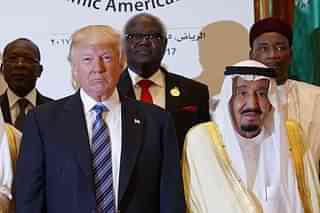 US President Donald Trump and&nbsp; Saudi Arabian King Salman.