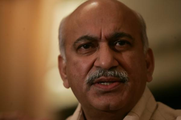 MJ Akbar (Bt Manoj/Hindustan Times via Getty Images)