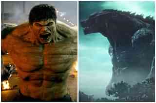 Hulk (left) and Godzilla (right). (wiki)