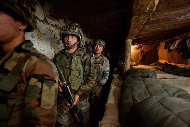 Soldiers of the Indian Army. (Gurinder Osan/Hindustan Times via Getty Images)