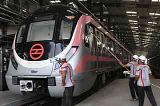 Delhi Metro - representative image (Mohd Zakir/Hindustan Times via Getty Images)