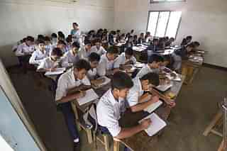 Indian students taking a test (Representative Image)