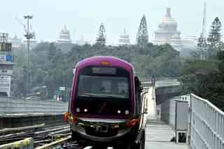 Namma Metro in Bengaluru (Photo by Jagdeesh MV/Hindustan Times via Getty Images)