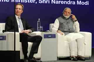 Prime Minister Modi at launch of Centre For Fourth Industrial Revolution by WEF in India (Photo by Vipin Kumar/Hindustan Times via Getty Images)