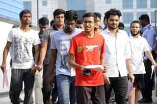  Students coming out after appearing for JEE Advance 2018 exam (Sunil Ghosh/Hindustan Times via Getty Images)