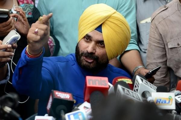 Congress leader and Punjab Minister Navjot Singh Sidhu (Photo credit: MONEY SHARMA/AFP/GettyImages)      