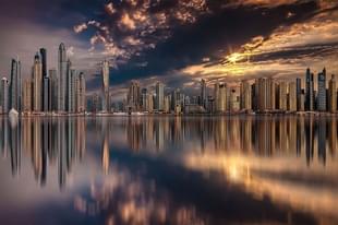 The Dubai skyline (Pic: Karim Nafatni/Twitter)