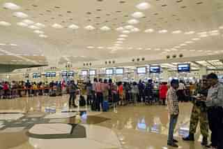 Passengers at Mumbai International Airport