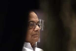 Congress leader P. Chidambaram during the launch of Salman Khurshid’s book ‘Spectrum Politics’ (Raj K Raj/ Hindustan Times via Getty Images) 
