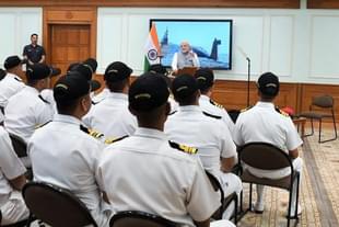 INS Arihant (Seawaves/Twitter)