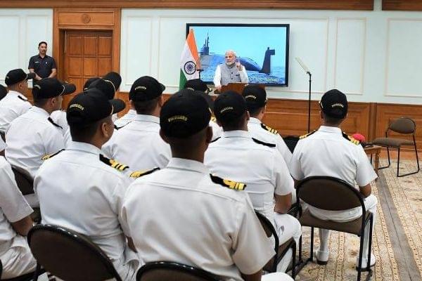 INS Arihant (Seawaves/Twitter)