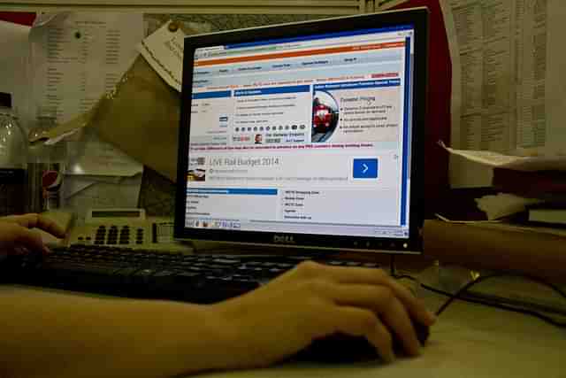 Screen grab of IRCTC website. (Sneha Srivastava/Mint via Getty Images)