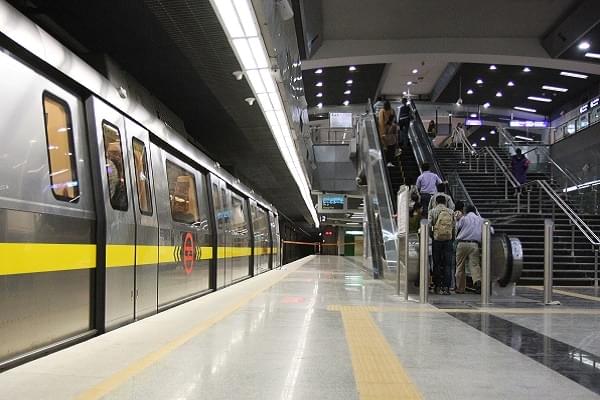 A Delhi Metro station (Amit Hasija/Hindustan Times)