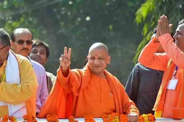 Uttar Pradesh Chief Minister Yogi Adityanath (@Gurpree46492633/Twitter)