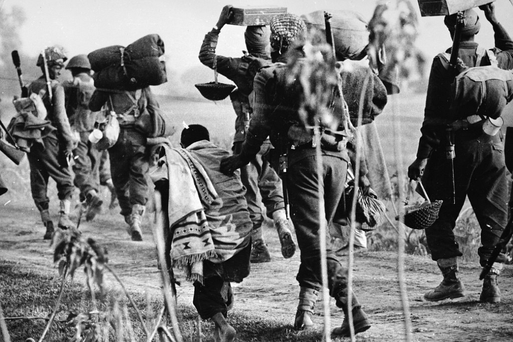Indian troops during the 1971 war. (Central Press/Getty Images)