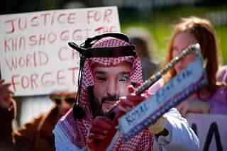 Protest against Saudi Arabia over Jamal Khashoggi’s killing (Win McNamee/Getty Images)